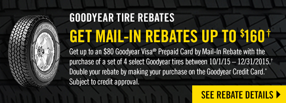 Goodyear Tire Rebates
